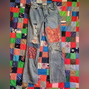 Vintagw We The Free Patchwork Jeans